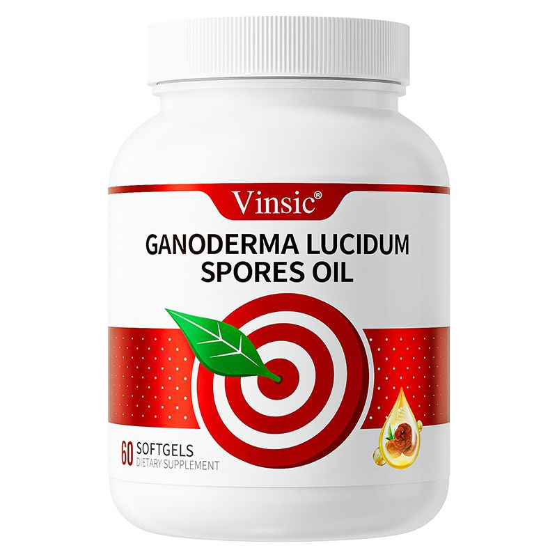 Organic Reishi Spore Oil 60 Capsules – Premium Ganoderma Lucidum Supplement