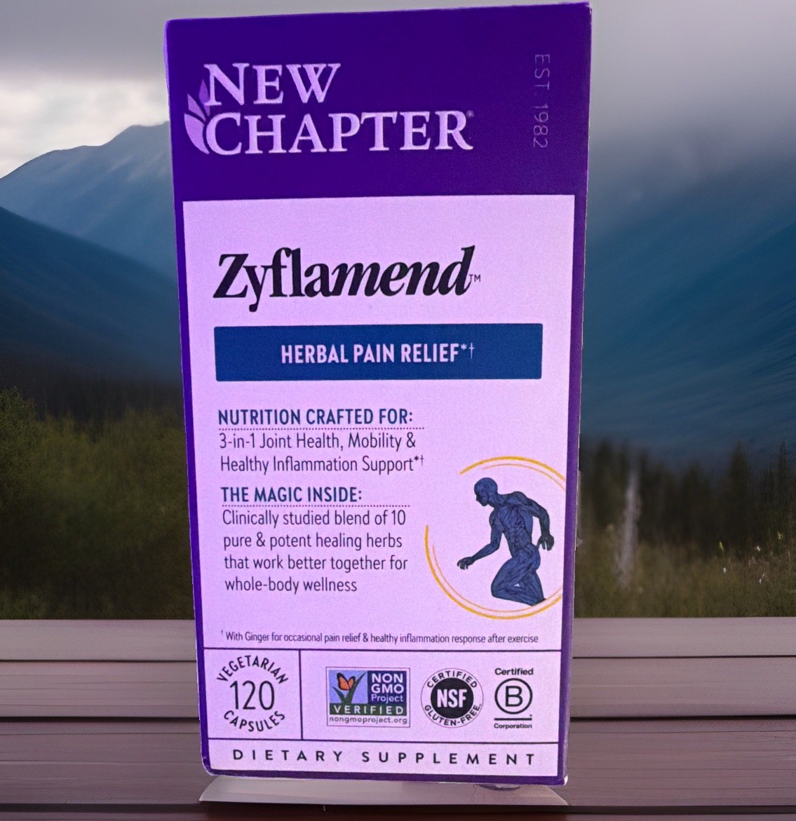 New Chapter Zyflamend Herbal Pain Relief & Inflammation 120 Veg Caps Non-GMO