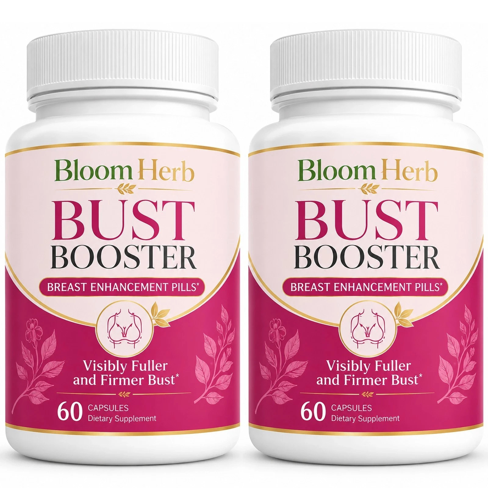( 2 Pack ) BUST Booster Breast Enhancement Male Female Estogen Support Capsules