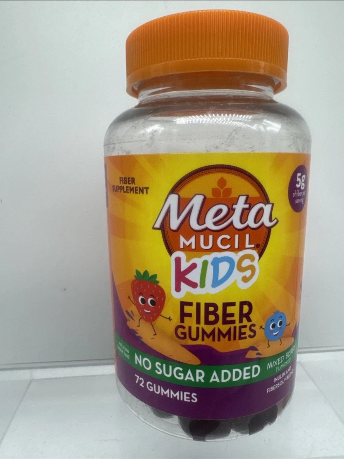 NEW Metamucil Kids Fiber Gummies Supplement No Sugar Added COMBINESHIP