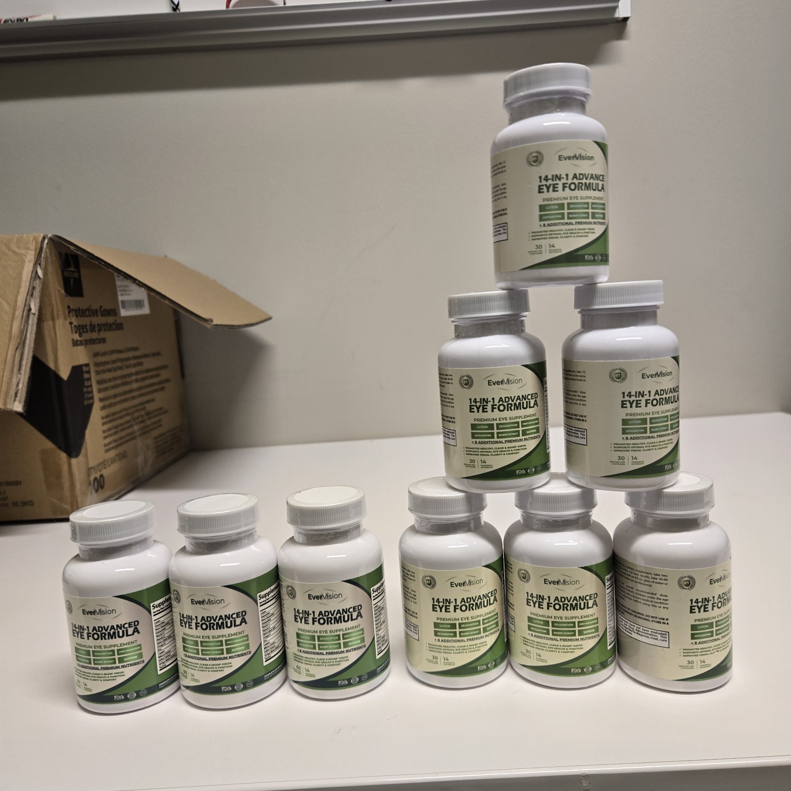 EverVision 14-in-1 Advanced Eye Formula – 9 Bottle Bulk Lot