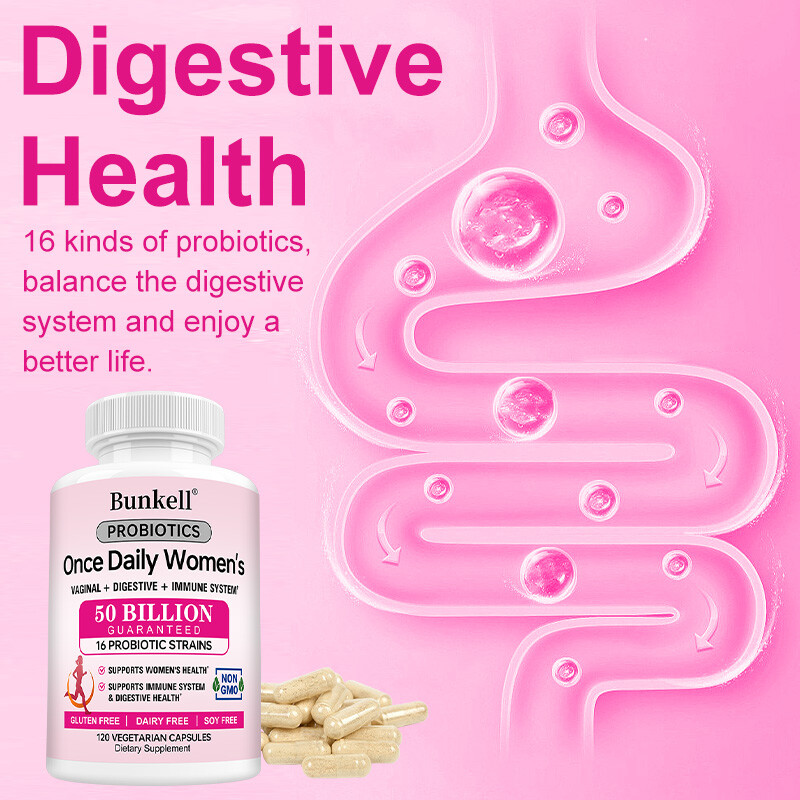 Once Daily Women’s Probiotic Capsules – Supports Digestive & Immune Health