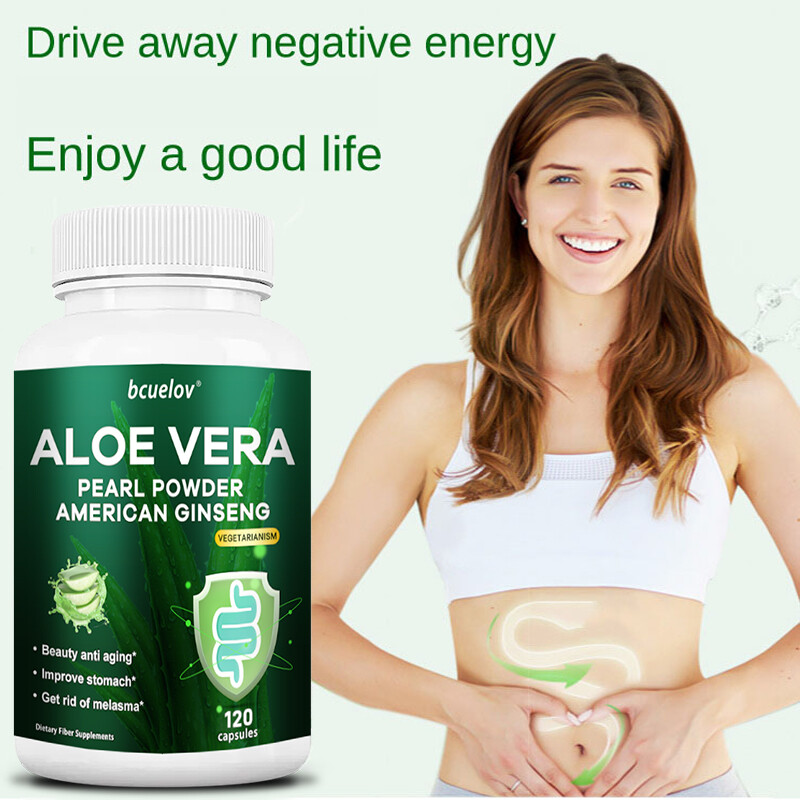 Aloe Vera Pearl Powder American Ginseng Digestive Support Improves Stomach New