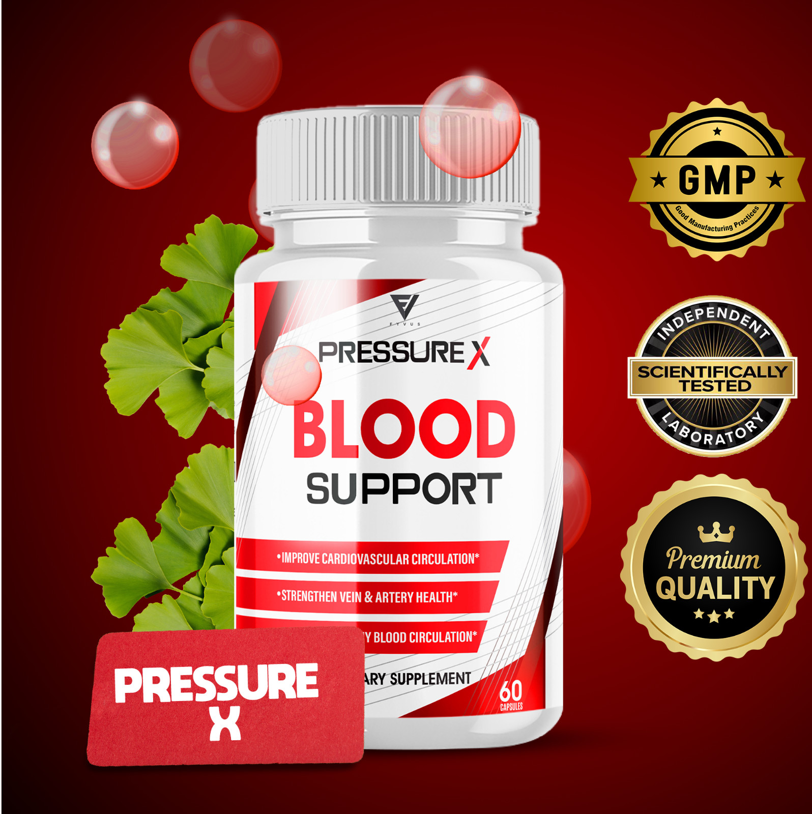 (3 Pack) Pressure X Capsules, Pressure X Glycogen Support Formula (180 Capsules)