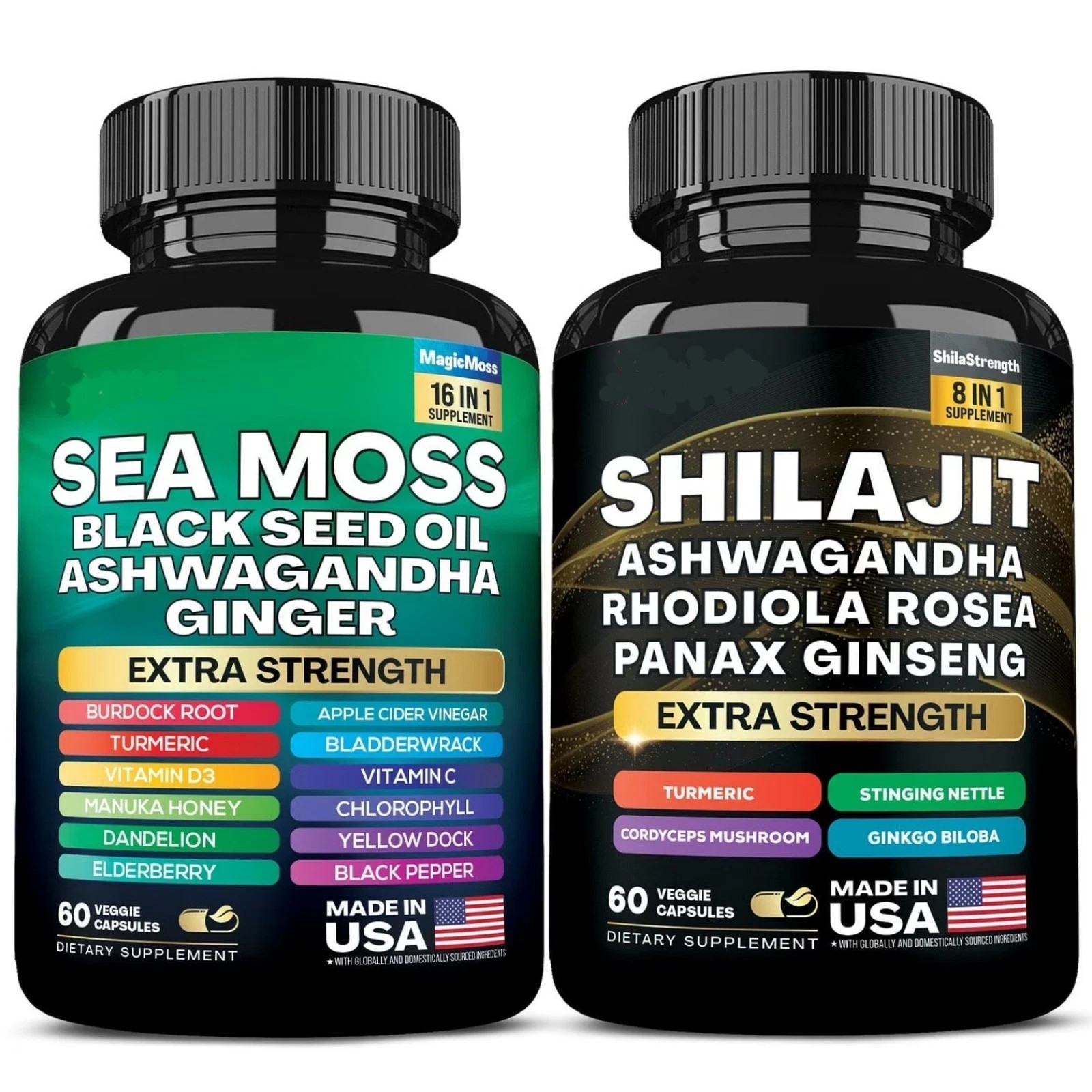 Seamoss and Jeet combo 120 capsules