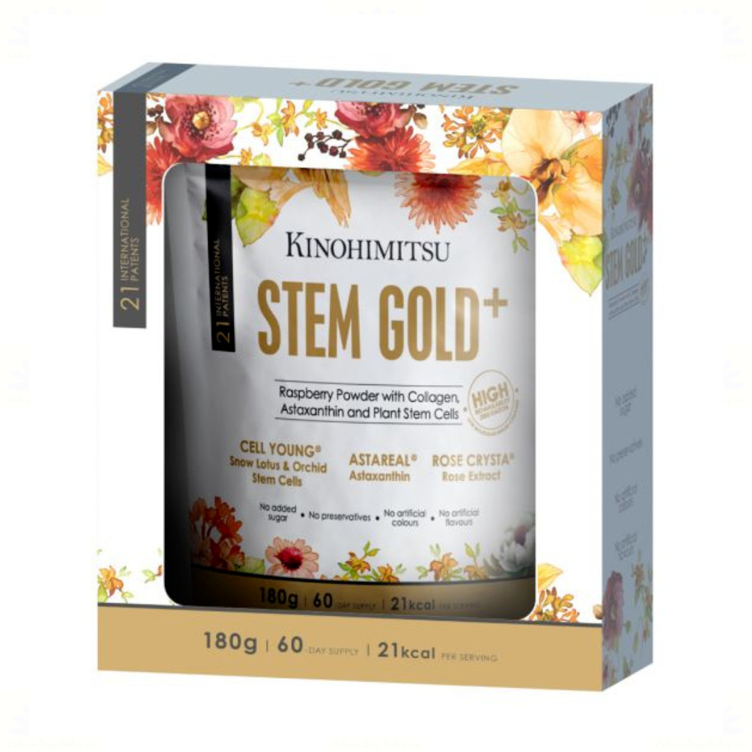 1 X Kinohimitsu Stem Gold+ Skin Beauty 180g (60 Days Supply) fast delivery