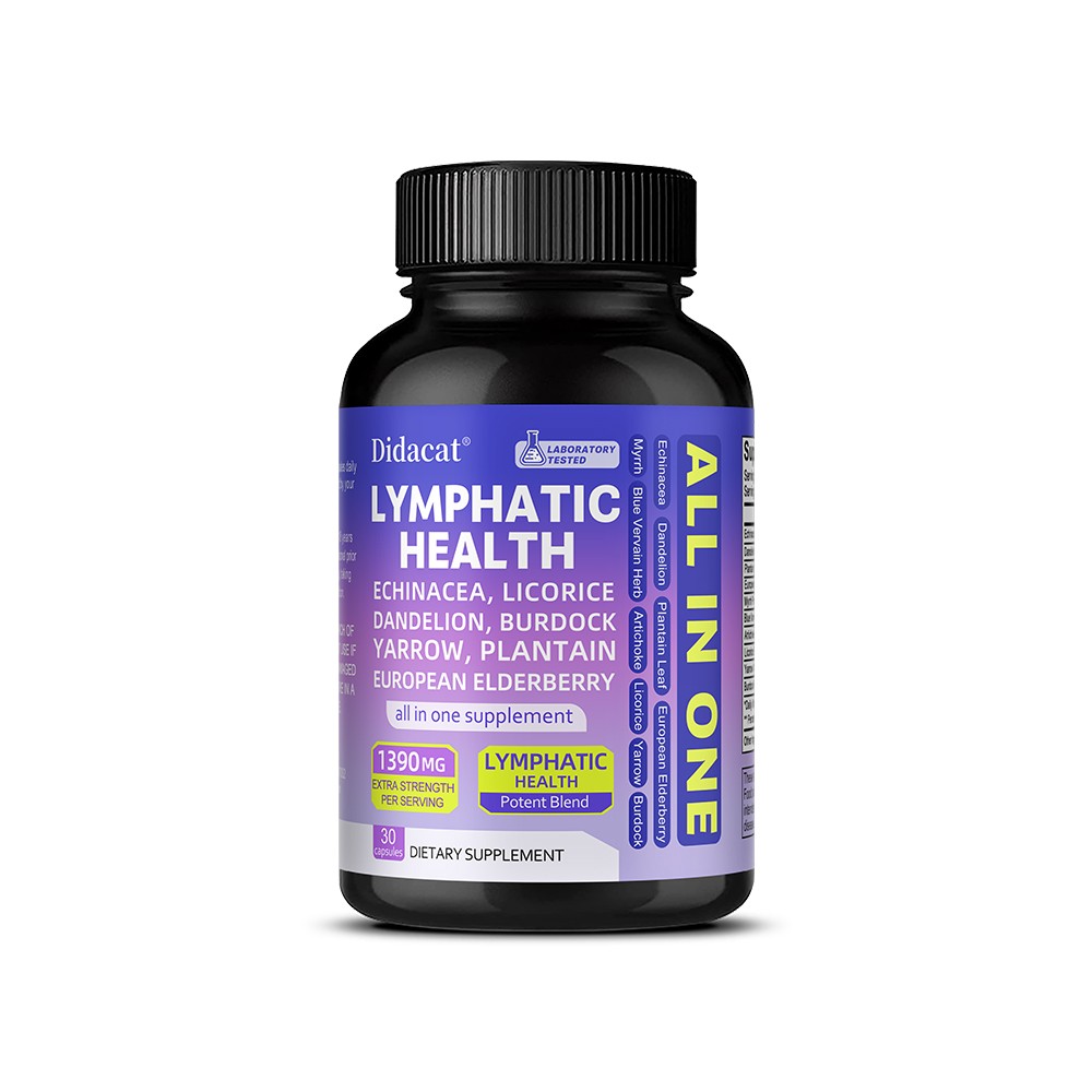 Dietary supplement for lymphatic health for unisex-Support of lymphatic system