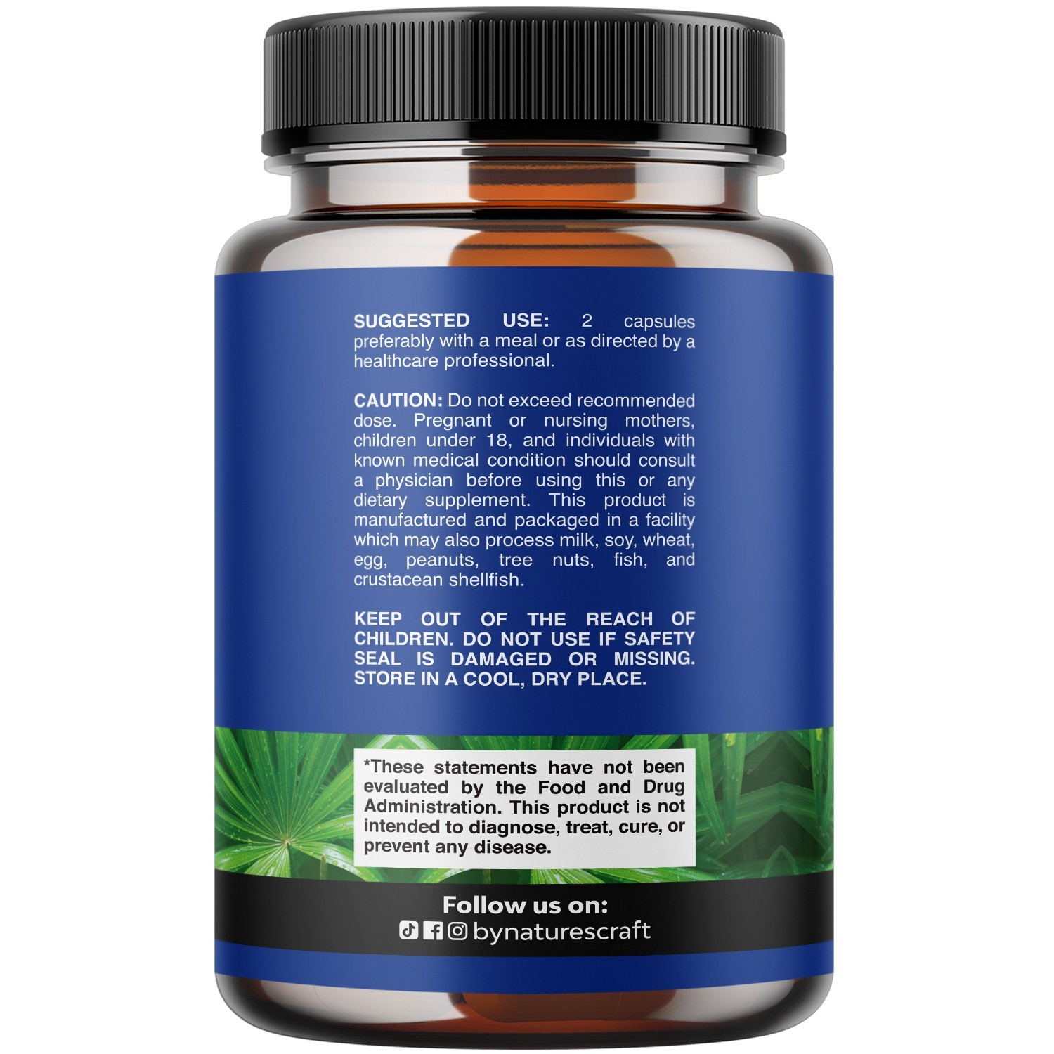 Natures Craft Saw Palmetto for Men with Beta Sitosterol – Prostate Health