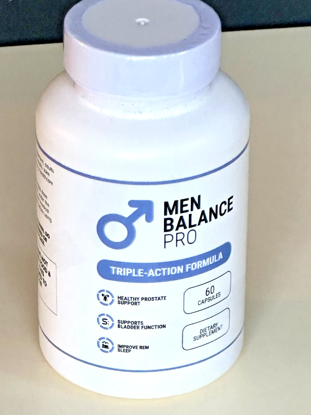 Lot 3 X MEN Balance PRO Supplement 60 Capsules Saw Palmetto Pygeum NEW SEALED