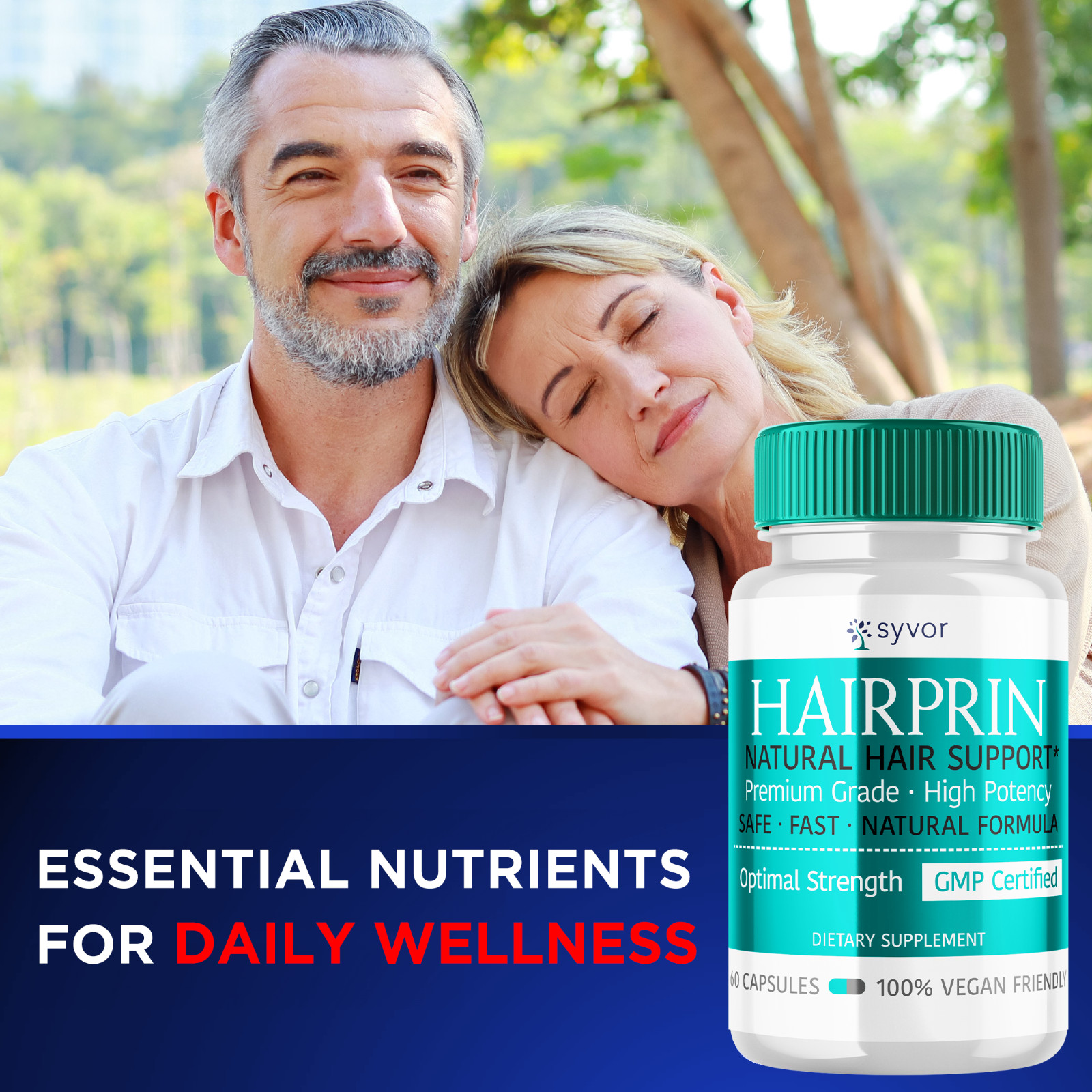 Hairprin Supplement Pills, Advanced Support for Healthy Hair Growth 180 Capsules