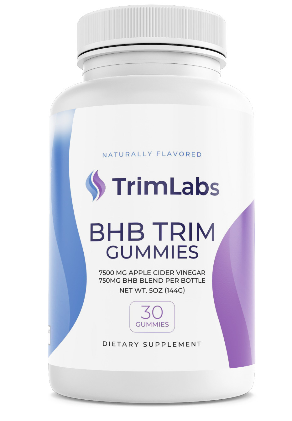 Trim Labs Dietary Apple Cider Vinegar Dietary Supplement 30 Gummies