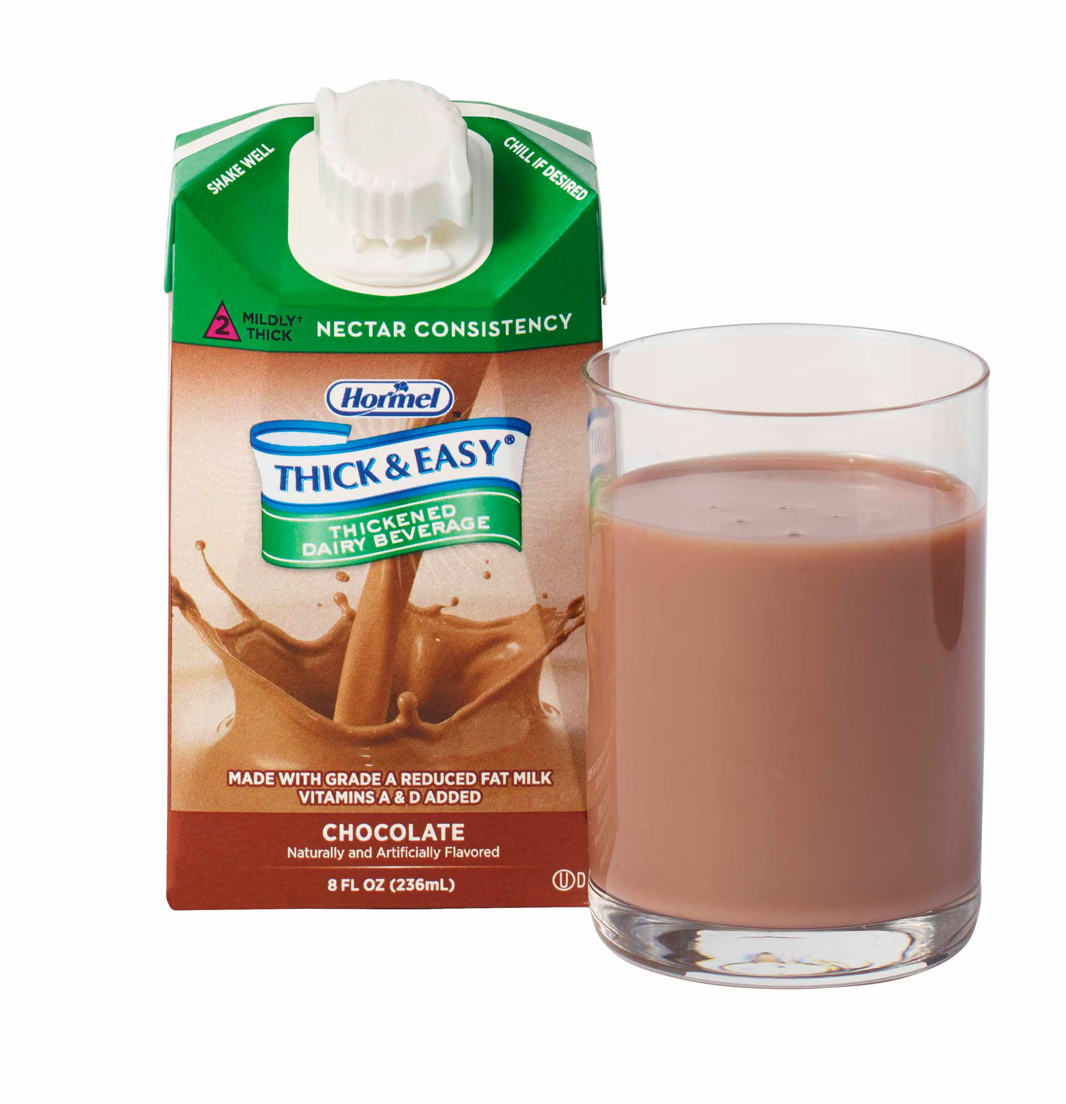 Thick & Easy Dairy Thickened Beverage Chocolate 8 oz Carton 27 Ct