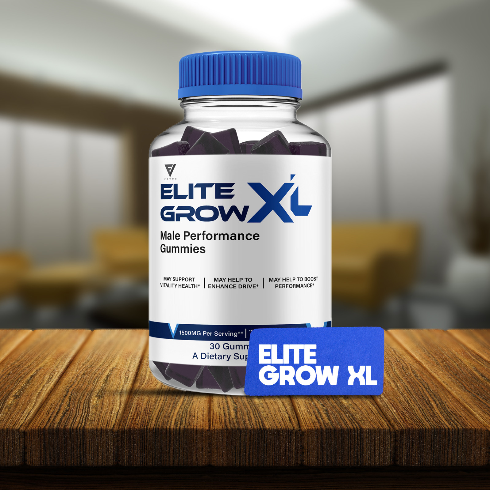 (2 Pack) Elite Grow XL Gummies for Men EliteGrow XL Supplement (2 Month Supply)
