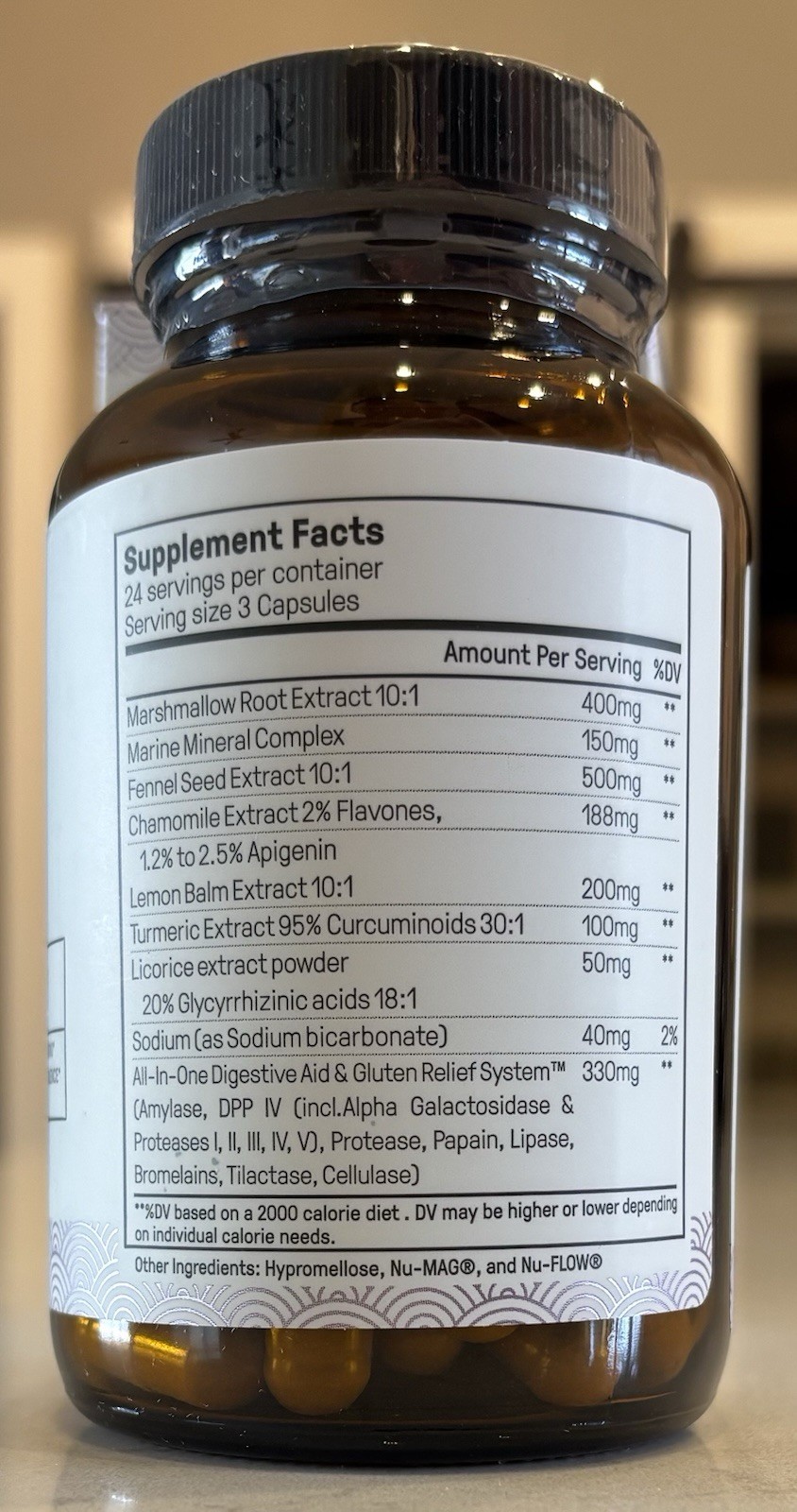 Happy Mammoth Bloat Banisher Healthy Digestion 72 Capsules Sealed Exp. 7/26