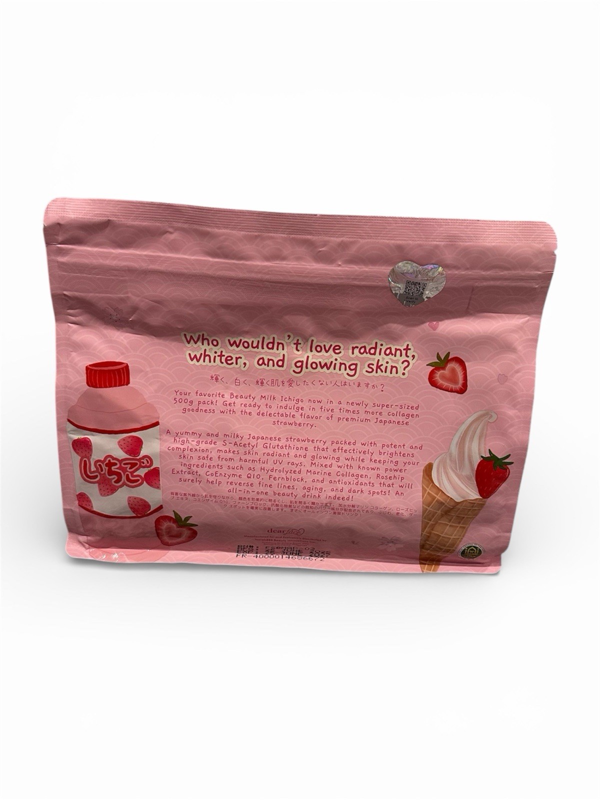 📌SALE📌 Dear Face Beauty Milk Strawberry Drink 500g