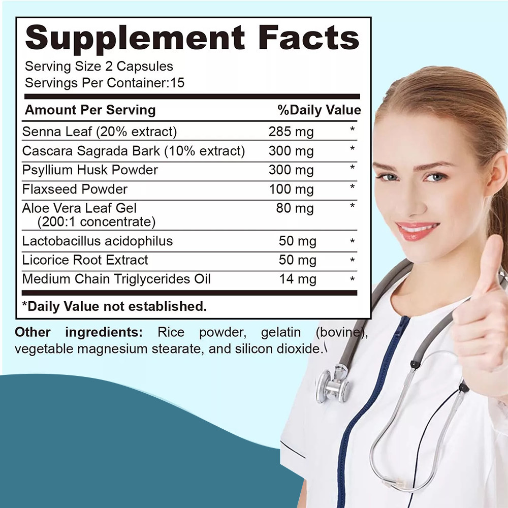 15 Day Cleanse-Gut and Colon Support,Detox,Weight Loss,Constipation Relief