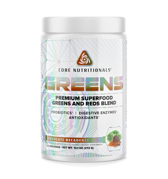 Core Nutritionals GREENS Superfood Greens and Reds Blend 30 Servings CHOCOLATE