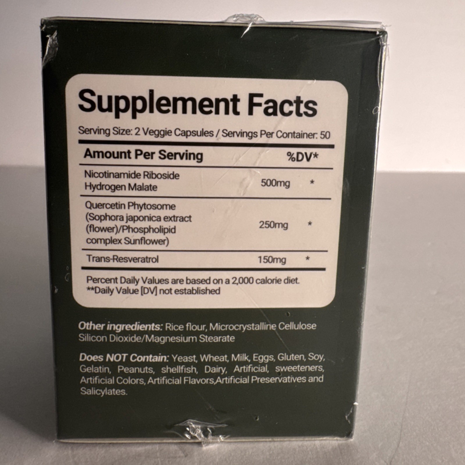 Liposomal NAD+ Nicotinamide Riboside 900mg + Resveratrol Quercetin