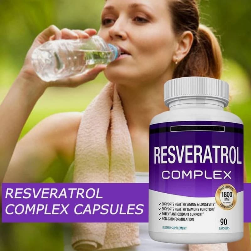 | 90 Capsules Resveratrol Supplement 1800Mg | Trans Resveratrol Complex