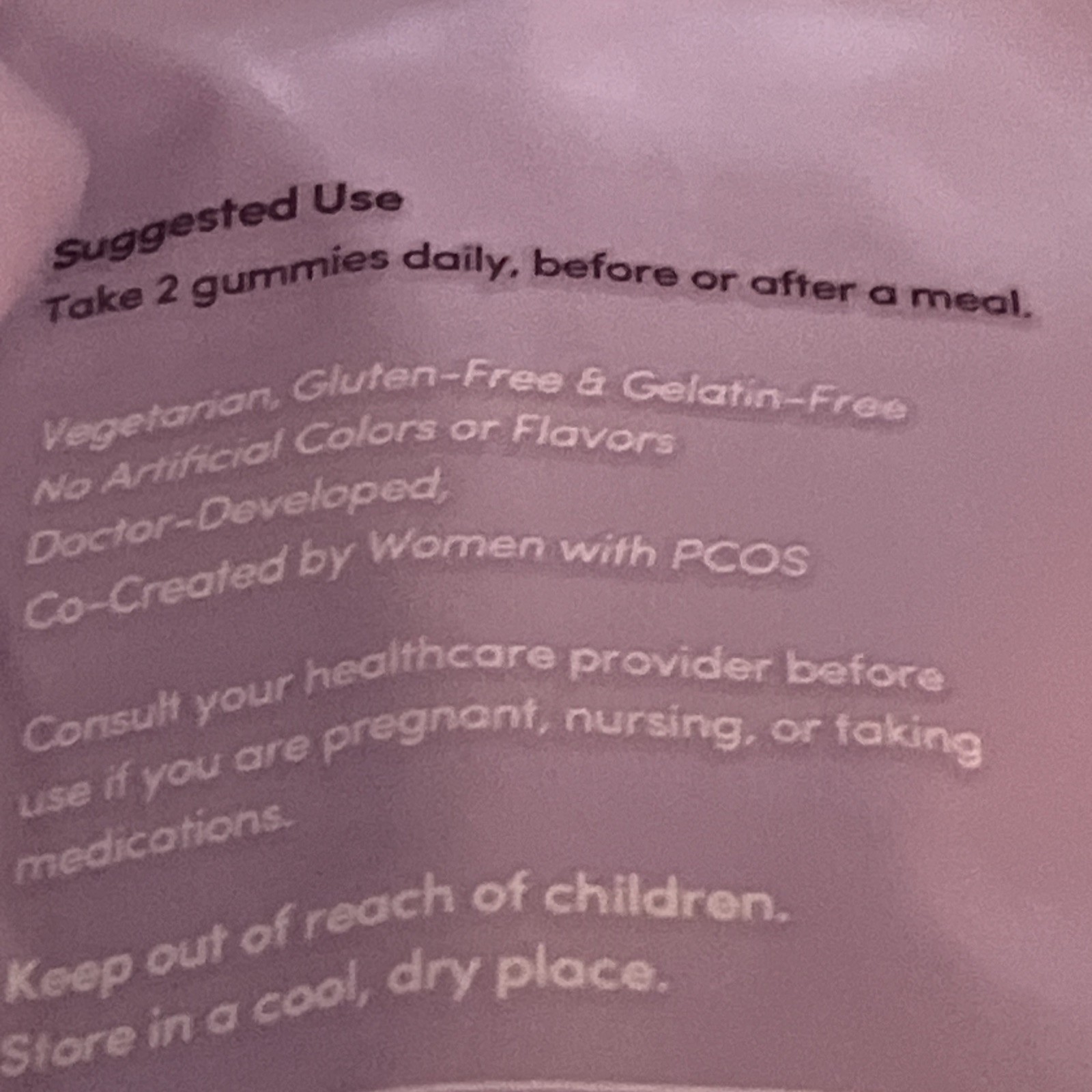 Sisters Nutrition Cysterhood Support Gummies 60 Count PCOS Relief Tropical Rosé