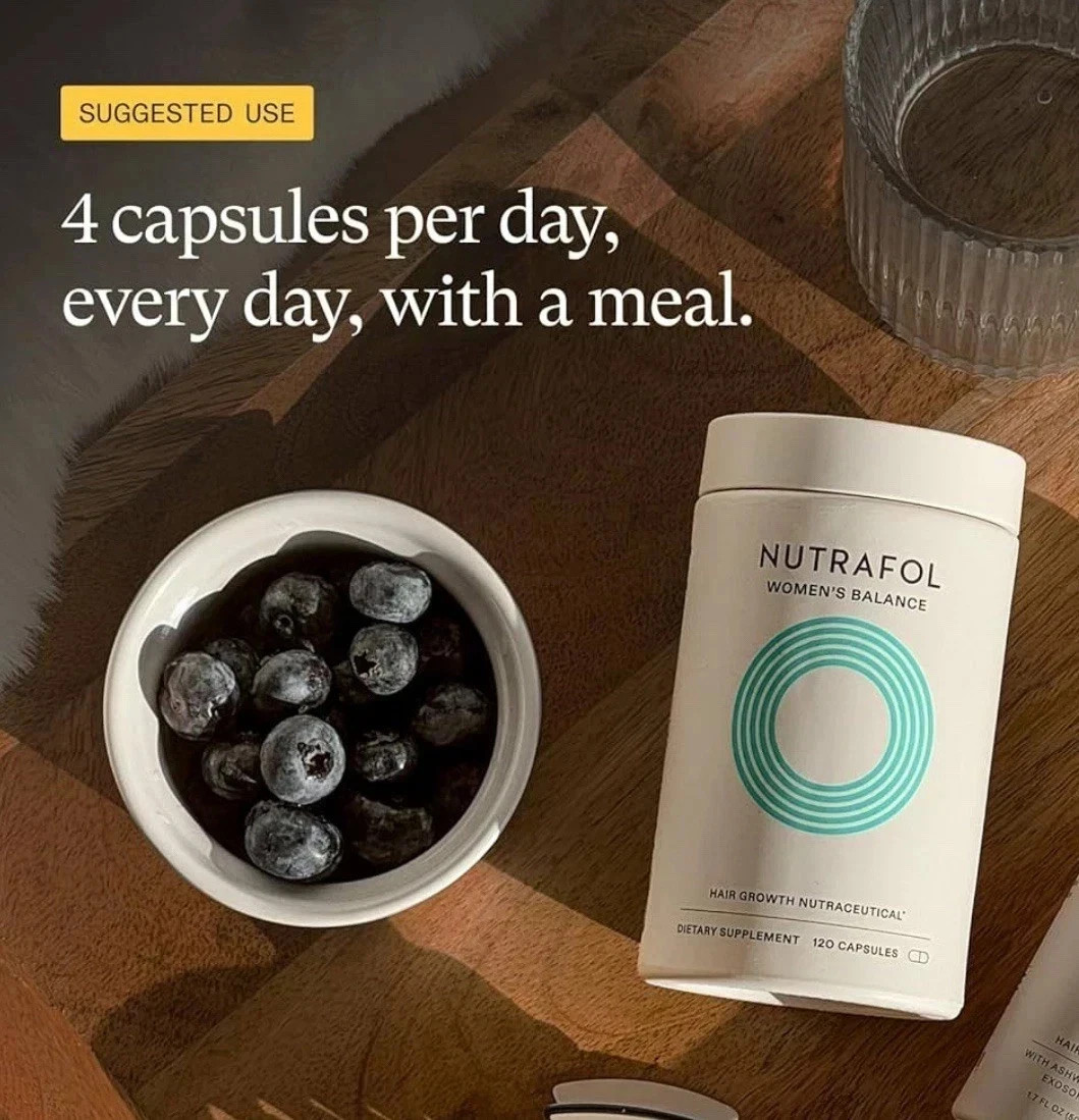 NUTRAFOLS Women’s Hair Growth Nutraceutical 120 Capsules Refill 50% OFF limited