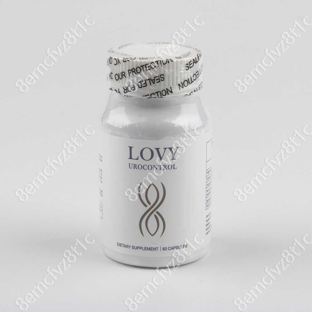 Lovy Urocontrol Capsules, Bladder Health Supplement, Non-GMO, Gluten Free, 60 ct