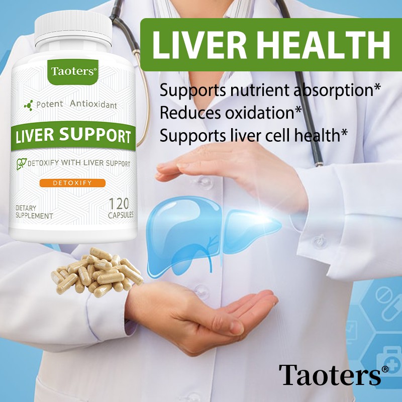 Liver Health Detox Formula – Milk Thistle (80% Silymarin) with NAC, 120 Count