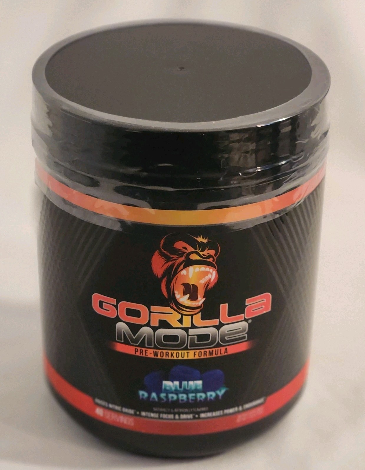 Gorilla Mode Pre-Workout – Blue Raspberry (40 Servings) …New Factory Sealed…