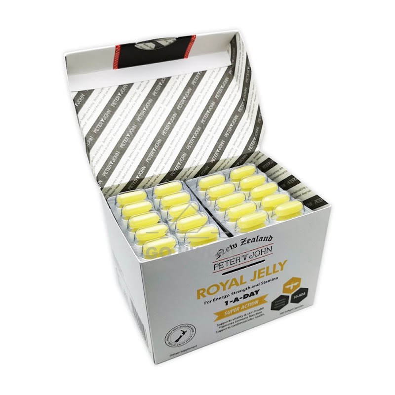 Royal Jelly 1800mg (200 Capsules) – 5 Pack