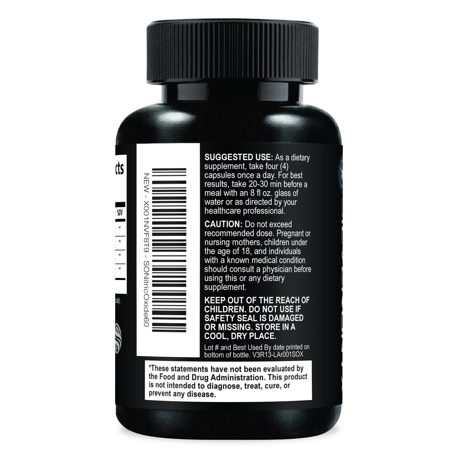 SilverOnyx Extra Strength Nitric Oxide Booster – 60 Capsules