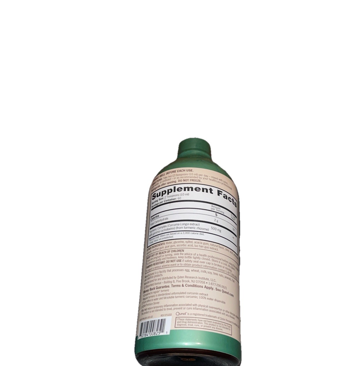 Qunol – Turmeric Liquid 500mg – 20.3 fl. oz