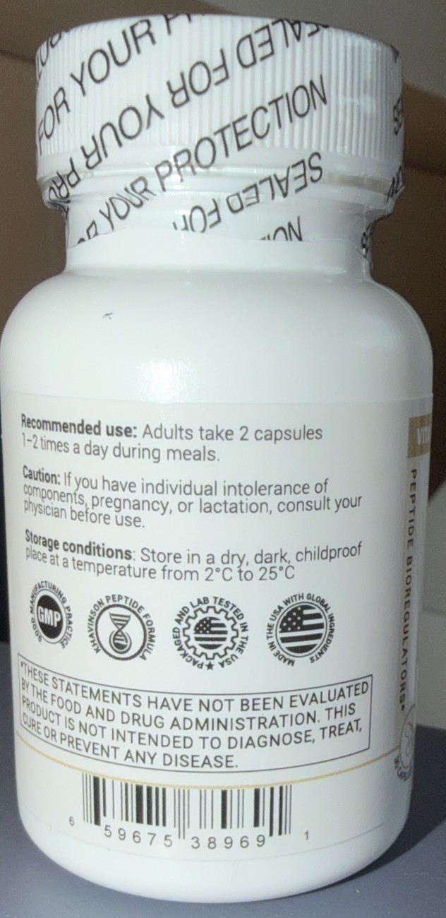 Cartesyl – Cartilage Peptide Bioregulator 30Capsules – Free Shipping New Ship
