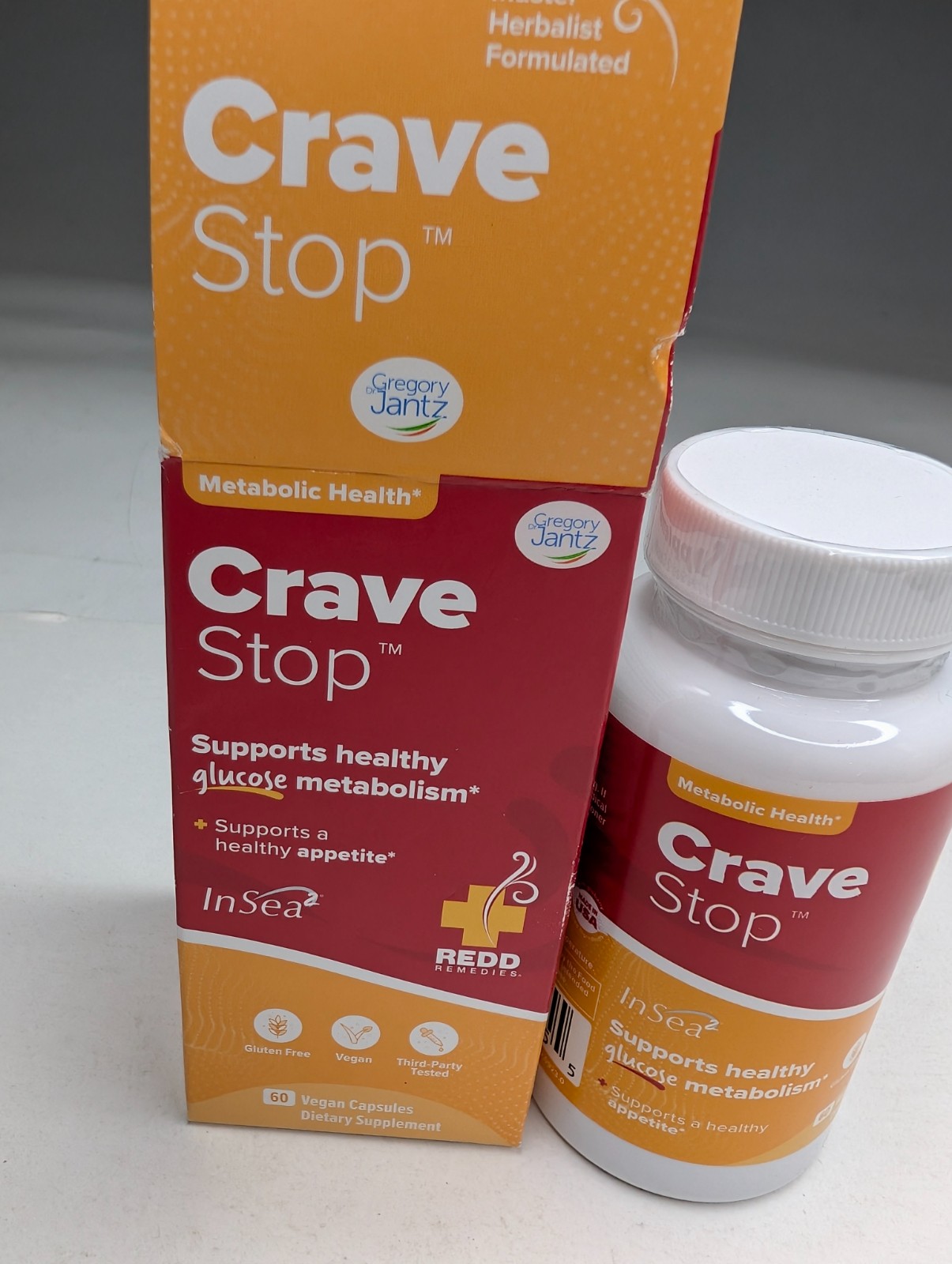 Redd Remedies Crave Stop Supplement 60 Capsules Exp 01/2027 Glucose Appetite