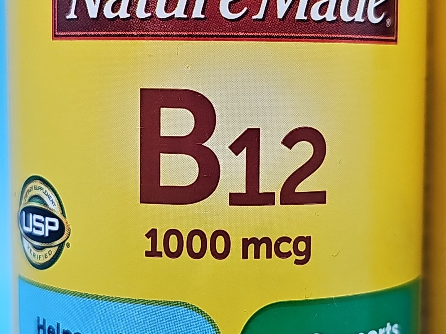 Nature Made Vitamin B12 1000 mcg Dietary Supplement 90 Count Lot 2 EXP May 2027