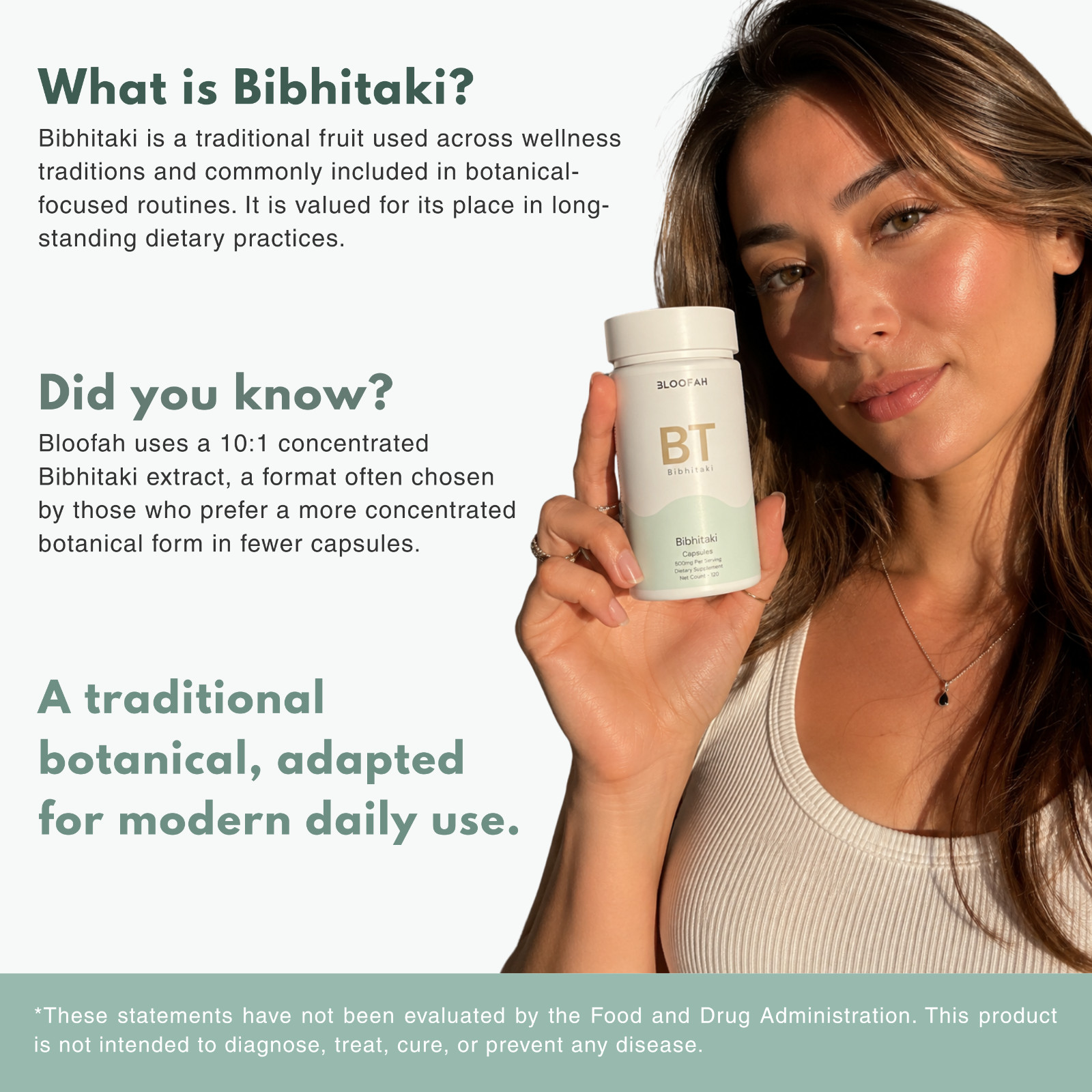 Bloofah BT Bibhitaki Extract 10:1 500mg | 120 Capsules | Triphala Ayurvedic