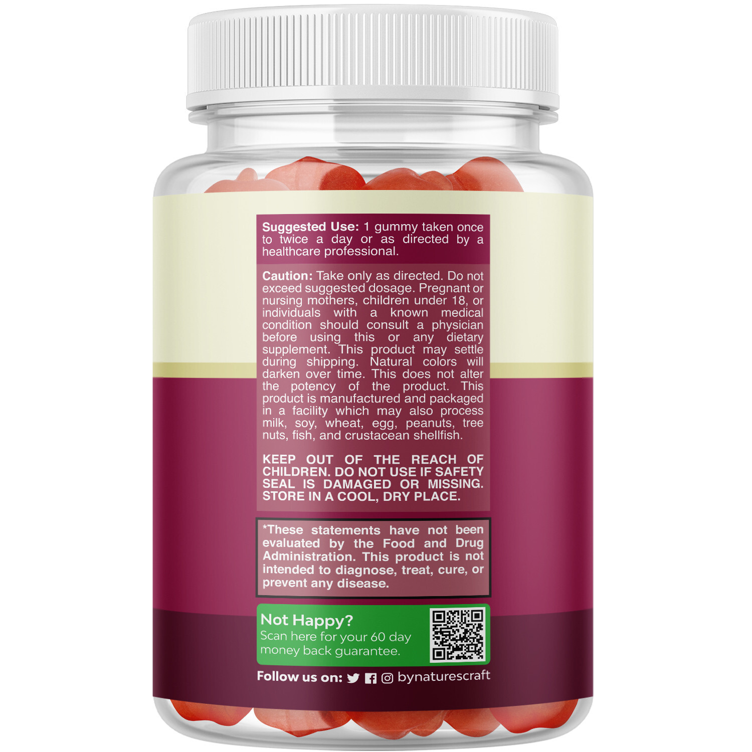 Apple Cider Vinegar Gummies with the Mother – Natural Energy Supplement ACV