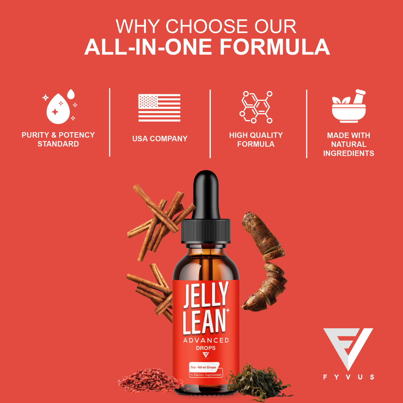 Jelly Lean Advanced Drops, Jelly Lean Weight Management (2oz)