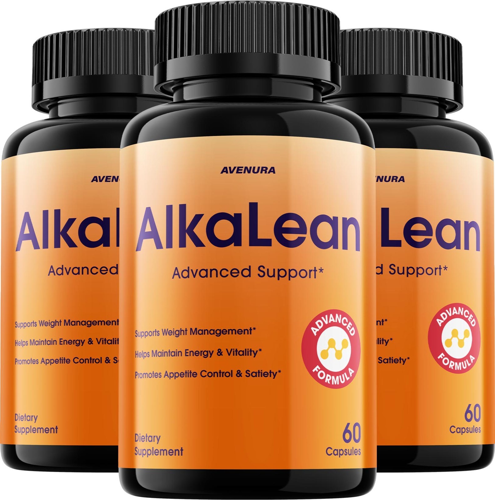 (3 Pack) Alkalean Capsules – Alkalean Pills Advanced Formula Natural Blend