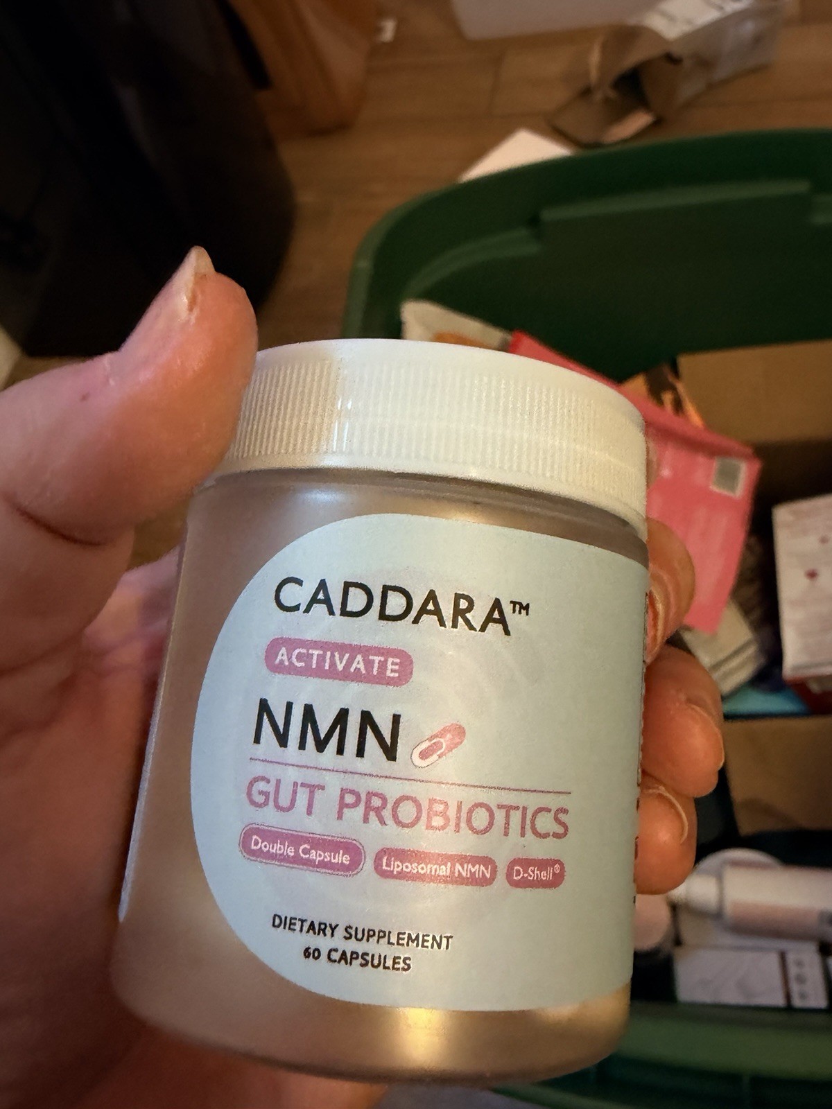 CADDARA Activate NMN Gut Probiotics Gut Health Capsules 60 Count 300mg