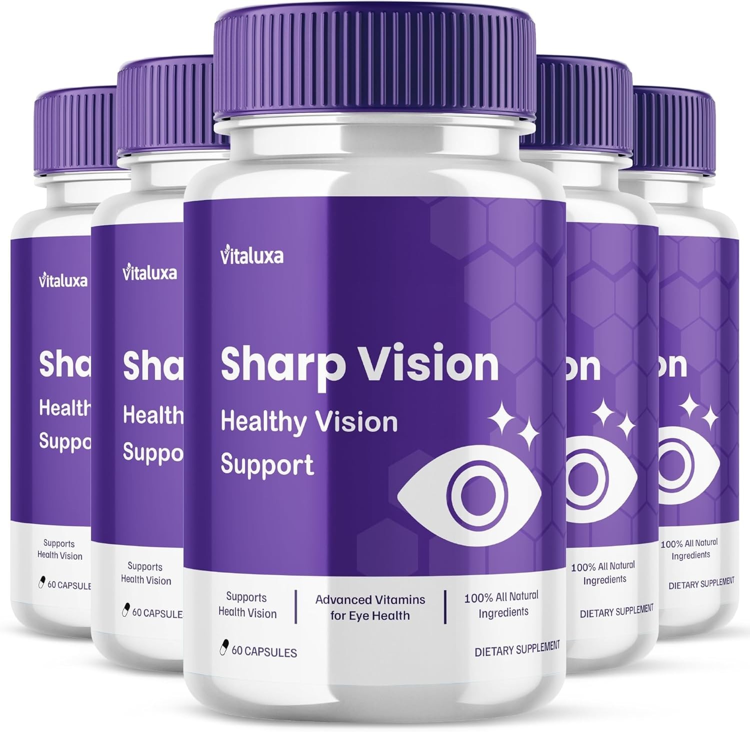 (5 Pack) Sharp Vision Eye Support Supplement & Vitamin for Eye (300 Capsules)