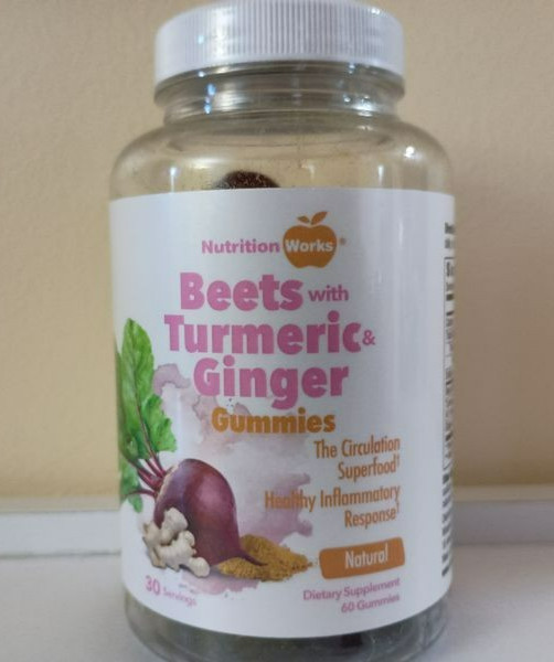 Nutritionworks® Beets with Turmeric & Ginger Gummies Circulation Superfood