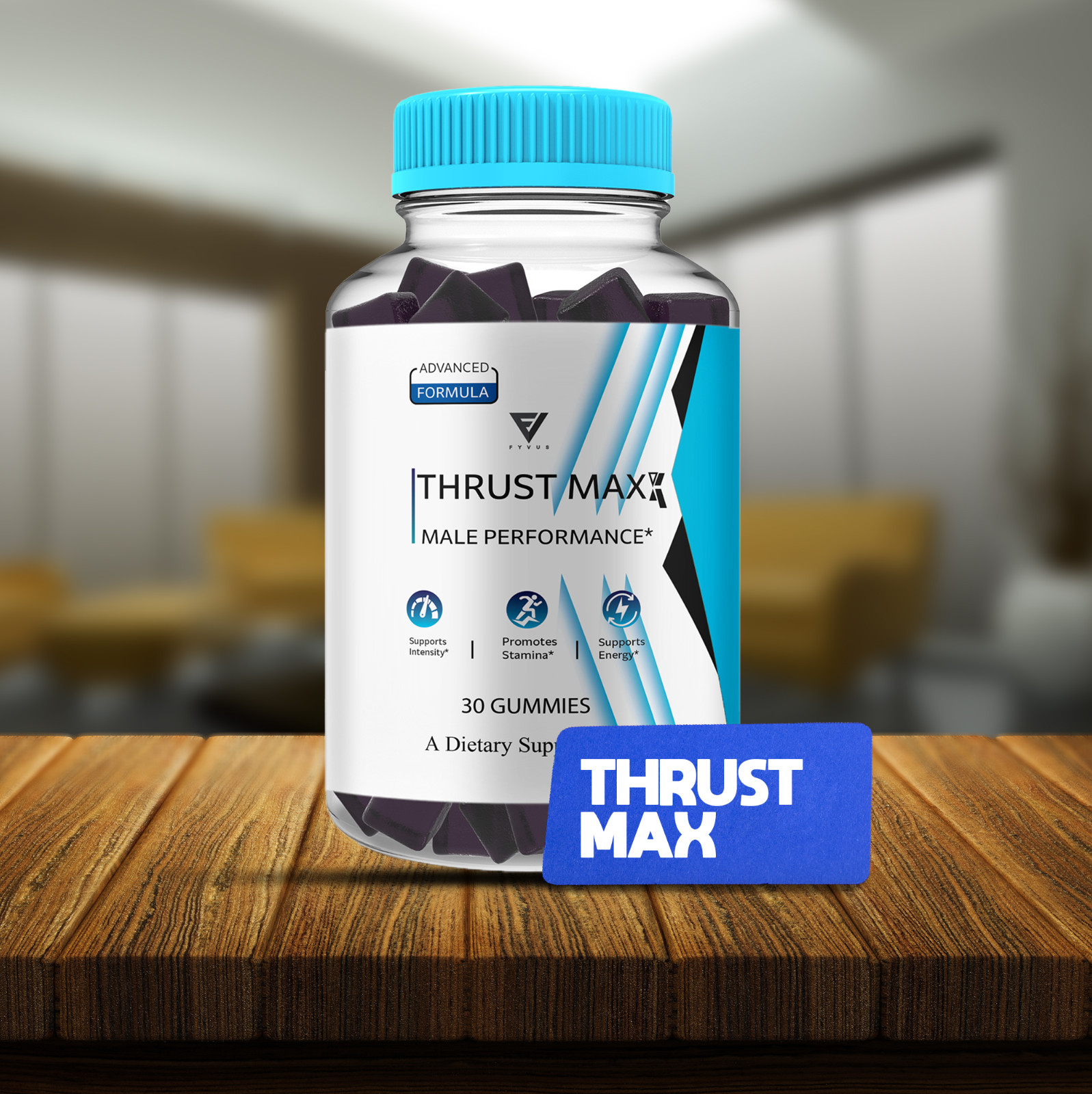 (3 Pack) Thrust Max Performance Supplement ThrustMax Gummy (3 Month Supply)