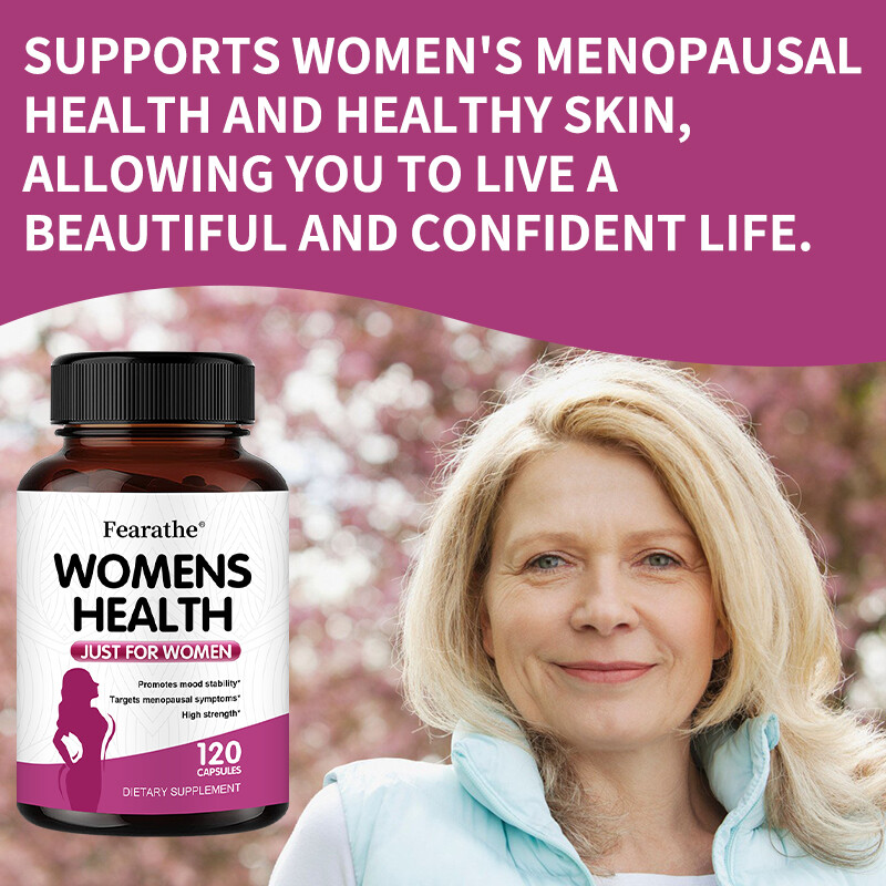Herbal Menopause Supplement for Womens Health – Hormone Balance Caps