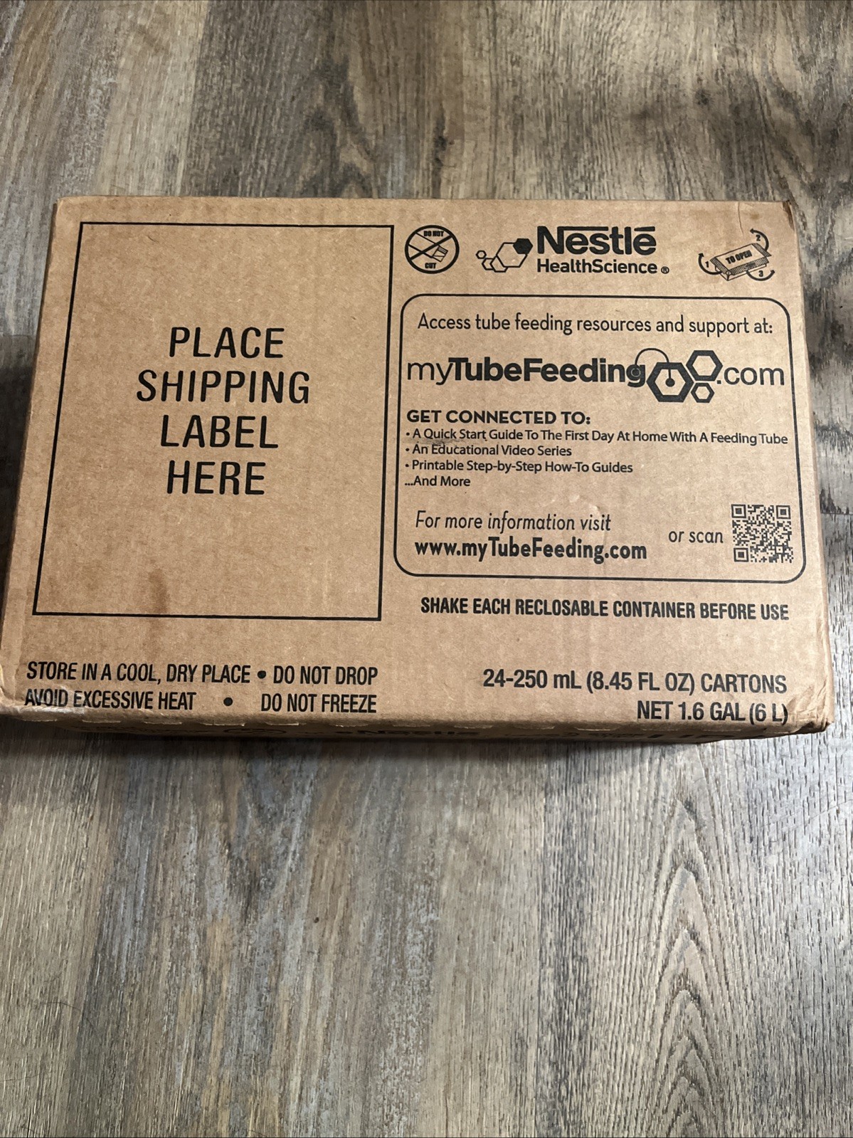24-Ct Nestle Nutren Junior Tube Feeding Vanilla 250ml Each BB 04/2026