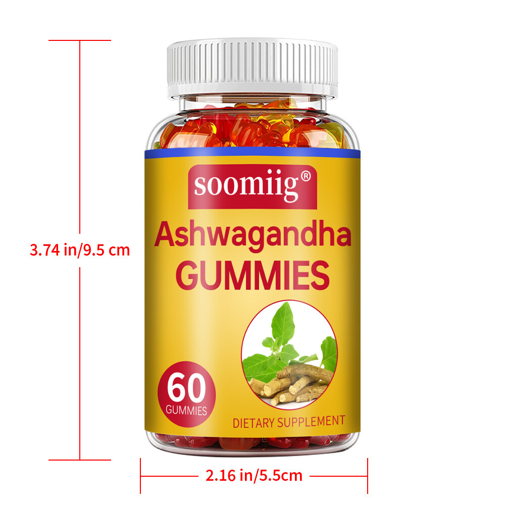 Organic Ashwagandha Gummies High Quality Dietary Supplement, Vegan