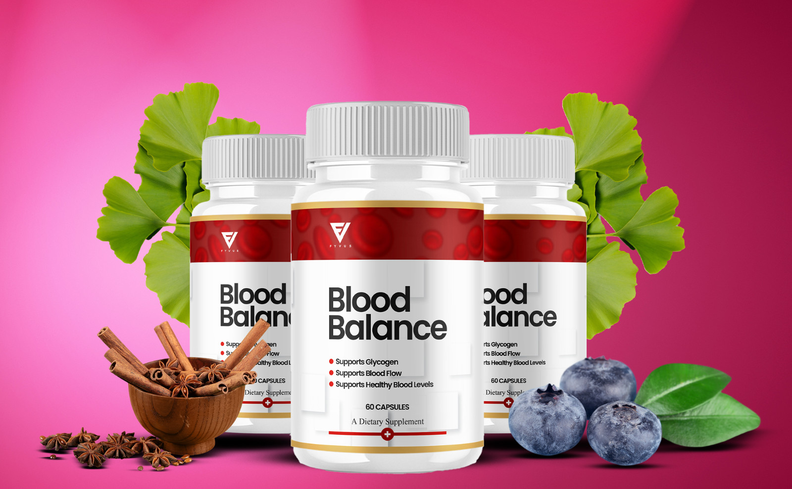 (3 Pack) Blood Balance Glycogen Pills BloodBalance Glyco Support (180 Capsules)