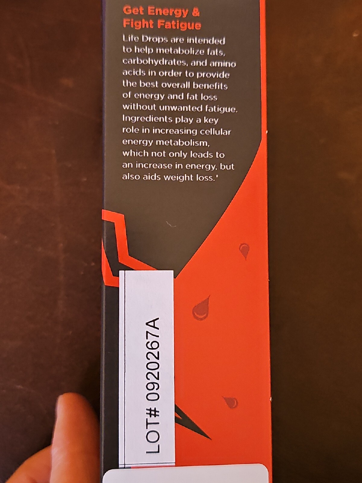 Total Life Change Life Drops Natural Energy 2 fl oz TLC New