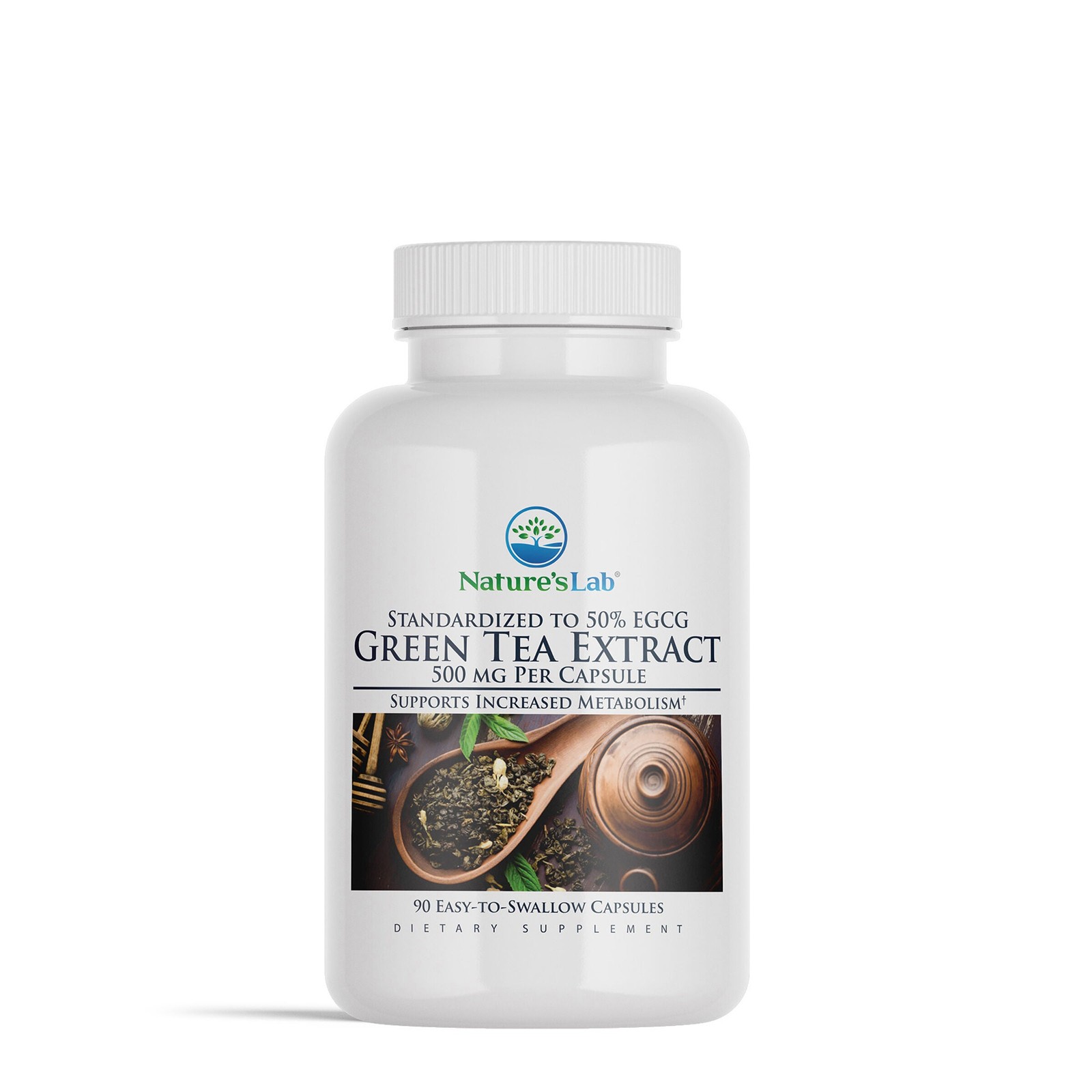 Green Tea Extract 500mg – 90 Capsules (90 Servings)