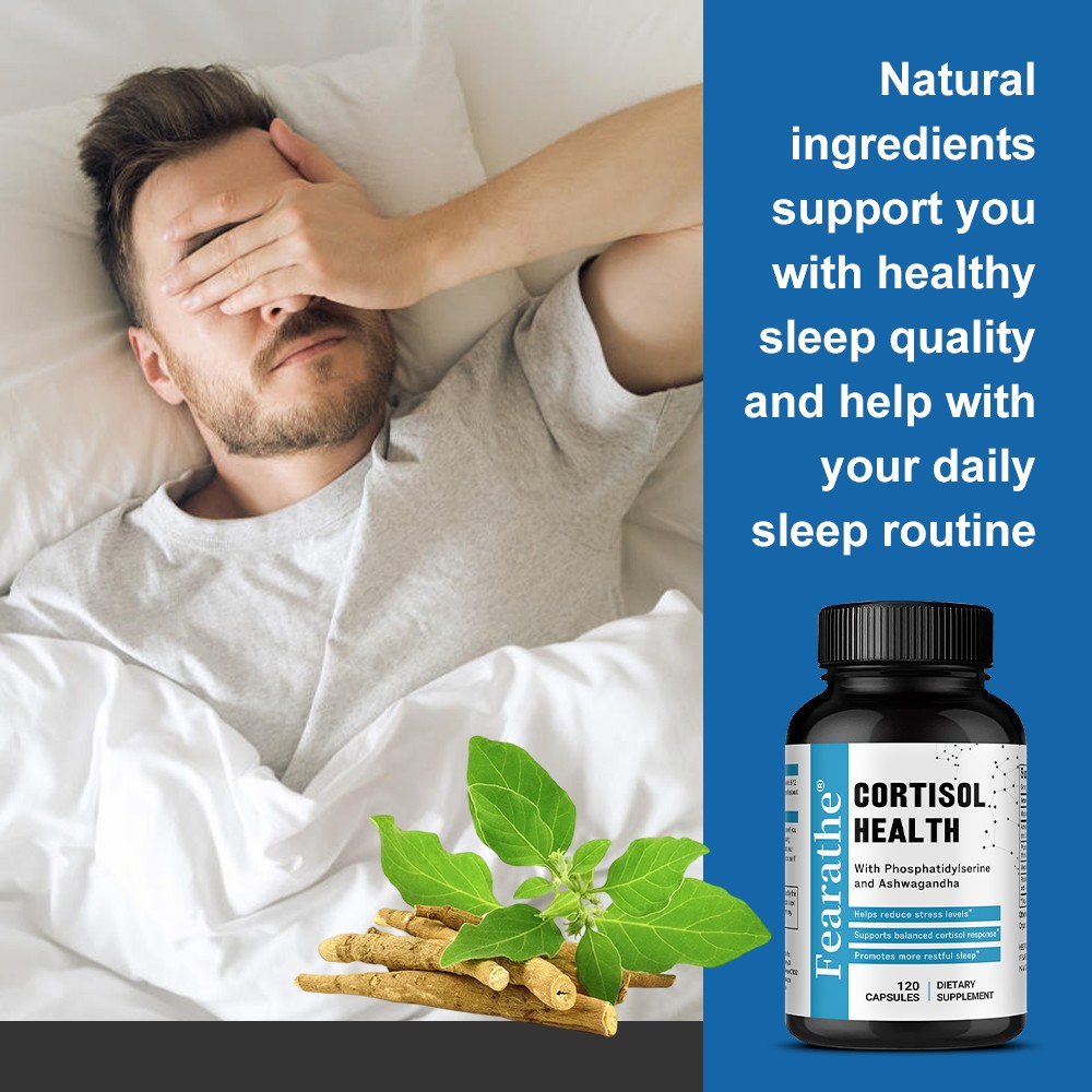 Cortisol Health Supplements Manage Stress Immunity Mental Clarity 30-120 Pills
