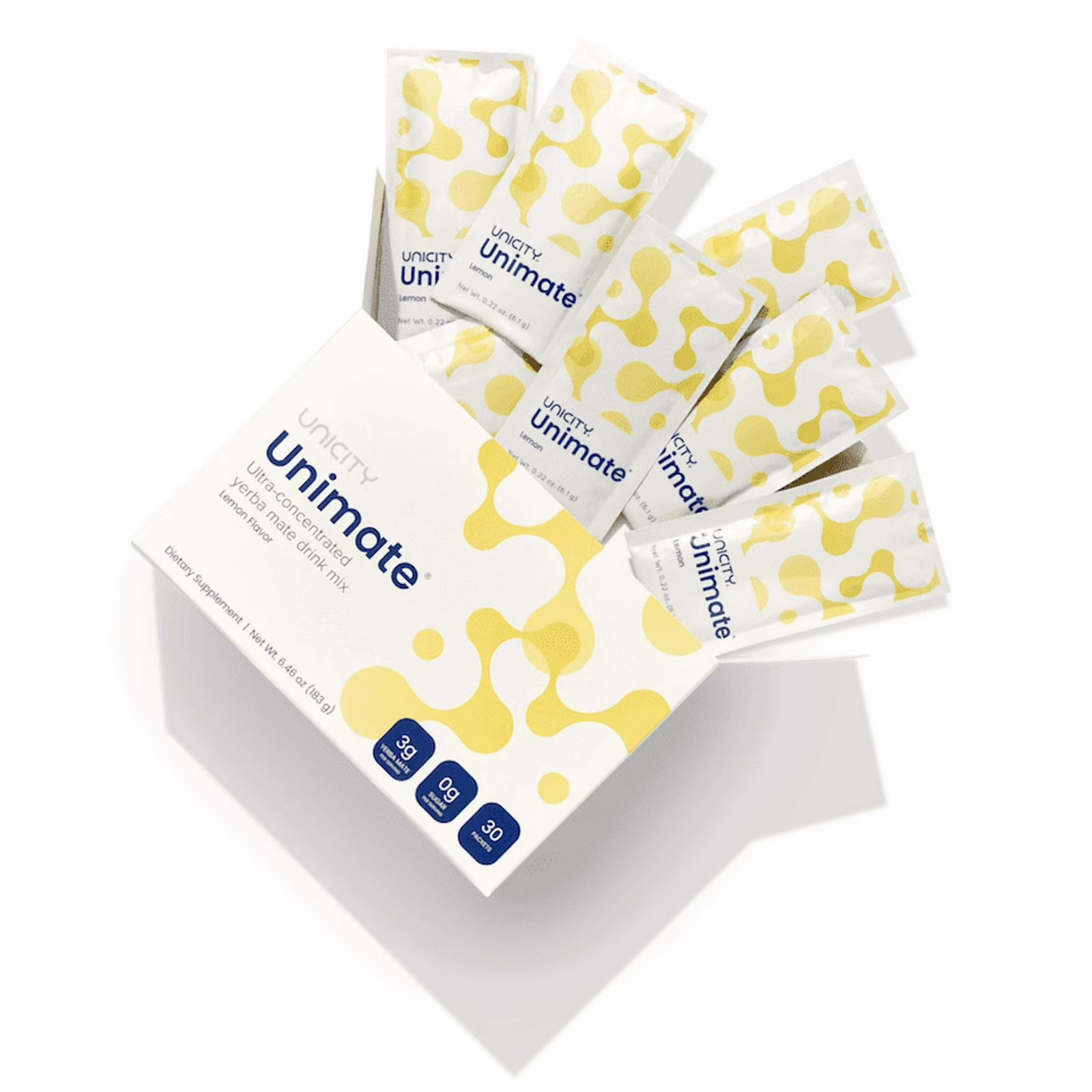 Unicity Unimate Natural Lemon Flavor (30 Sachets)